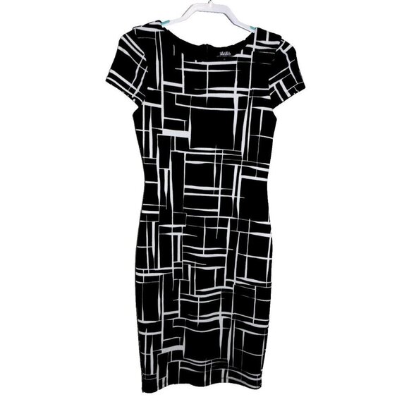 LULUS black & white fully lined women's dress size M - Picture 1 of 4
